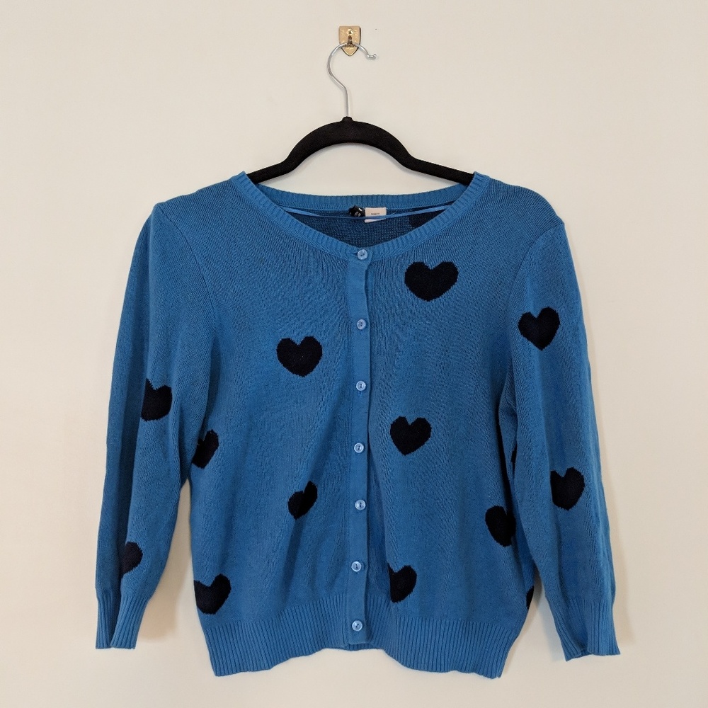 Blue Cardigan